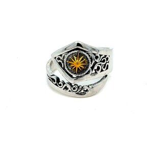 Bypass Gold Accent Sun Ring